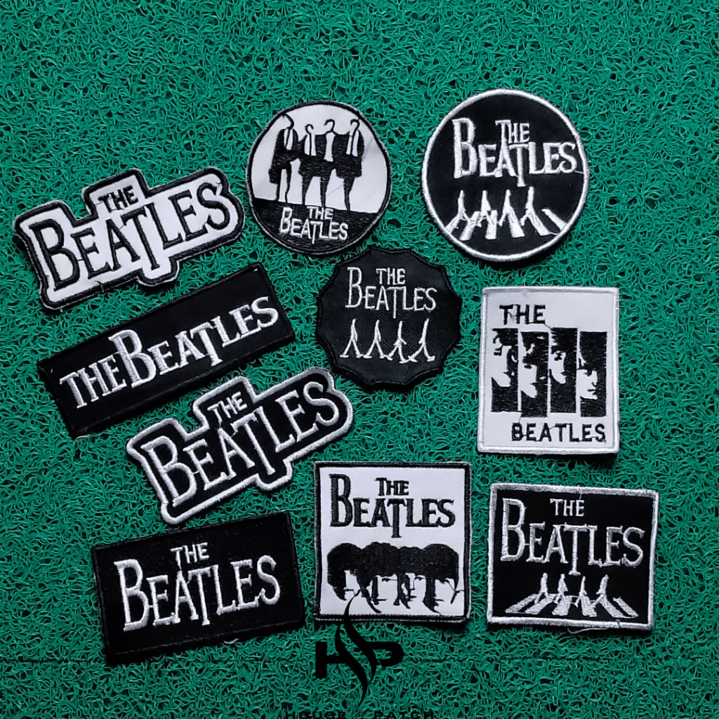 PATCH BORDIR EMBLEM BORDIR PATCH MUSIK BAND THE BEATLES