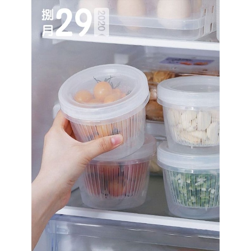 Food Organiser Strainer Kotak Makanan Jaring Anti Basah Murah Kontainer tempat saringan tempat buah tempat sayur Fridge Organizer