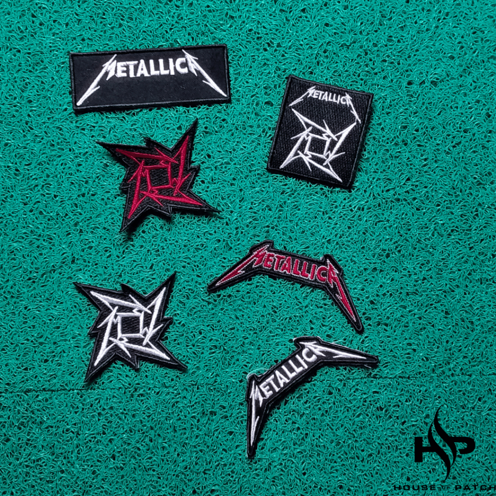 PATCH BORDIR EMBLEM BORDIR PATCH MUSIK BAND METALLICA