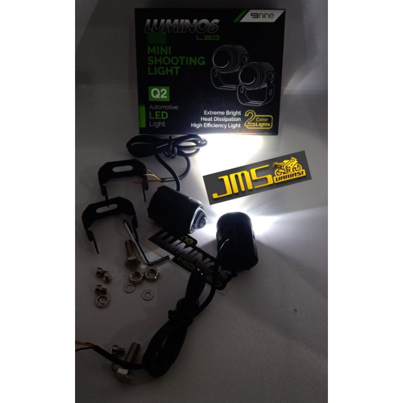lampu tembak D2 laser mini driving bull aes universal nmax aerox pcx beat Vario Mio cb Vixion R15 ninja