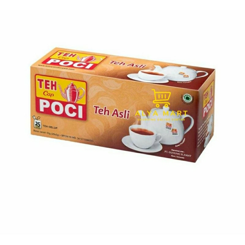 

Teh Cap Poci Celup Aroma Melati Asli 25 Bags