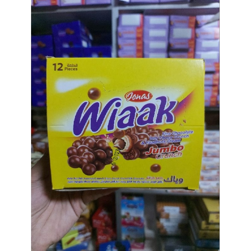 

WIAAK JUMBO CRUNCH / WIAAK WAFER ROLLS / MAKANAN IMPORT MESIR