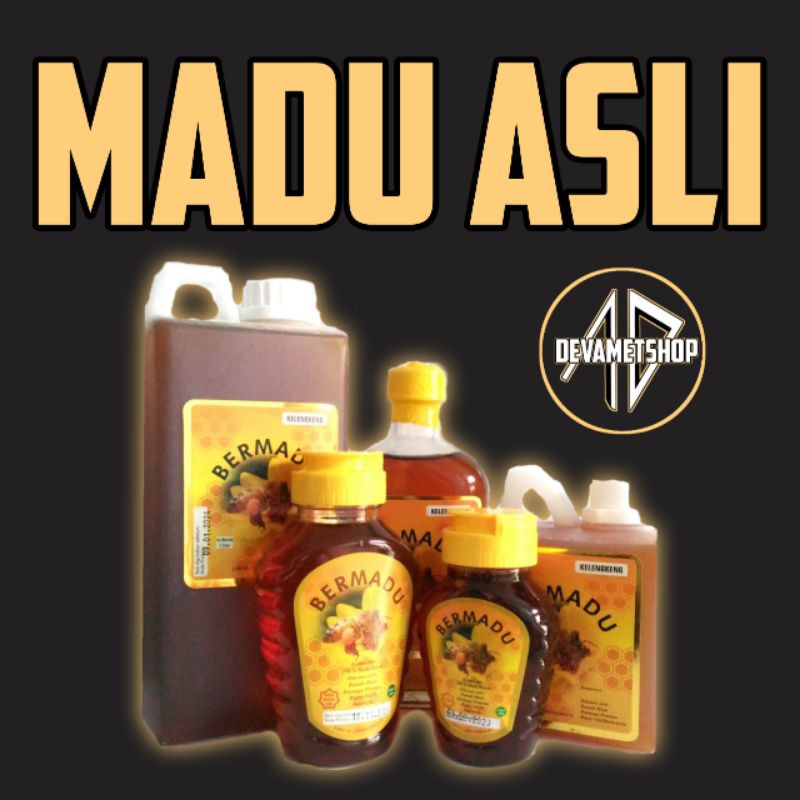 

215mL & 250mL MADU ASLI DARI BEEKEEPER/PETERNAK - DEVAMETSHOP