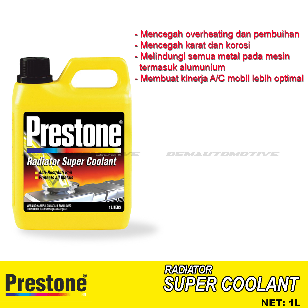 Prestone Radiator Super Coolant - 1L / Konsentrat Coolant Cegah Overheat