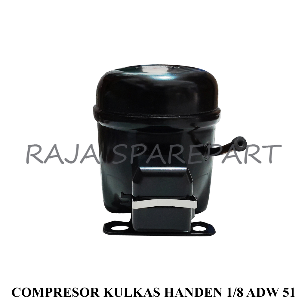 Compressor Kulkas &quot;HANDEN&quot; 1/8HP (Harga Sudah Termasuk Packing Kayu)