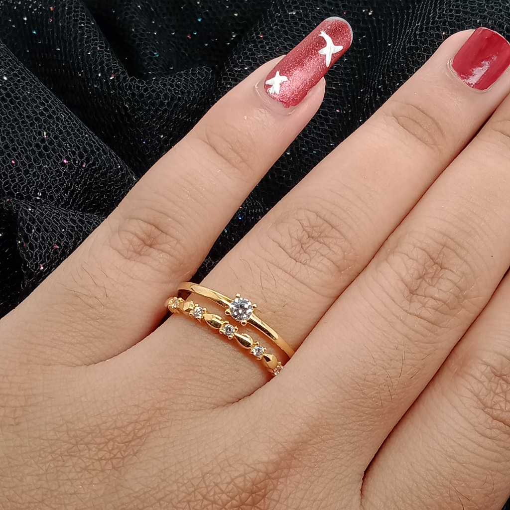 Cincin Emas 17K - 1.95 Gr Kadar 750 - 4750