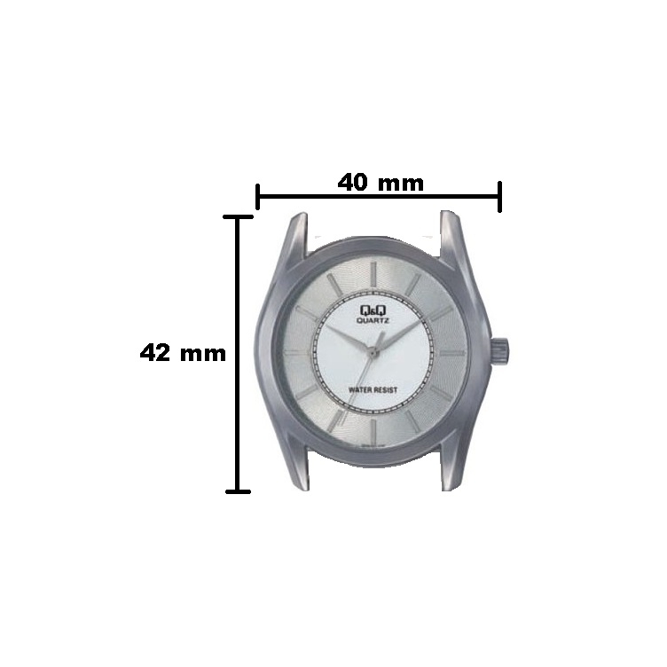 Jam Tangan Pria Casual Business Rantai Stainless Steel Analog Original Q&amp;Q QnQ QQ Q638 Q638J Series