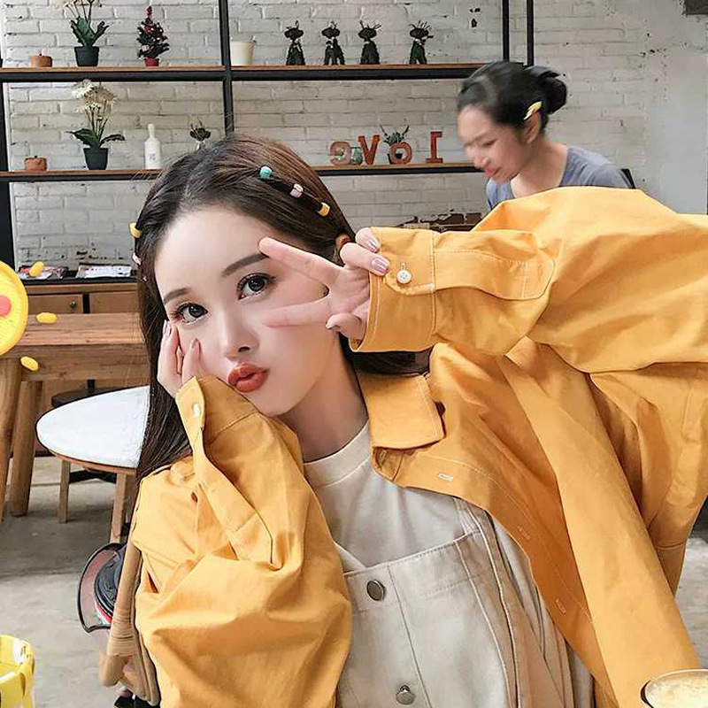 ✨COD Jepit Rambut Klip Bulat Jepitan Clip Anak Korea Kecil Warna Warni-GS