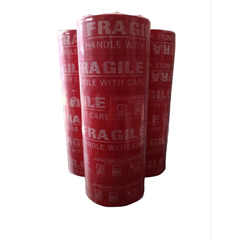 

lakban fragile merah 2inch 100 yard