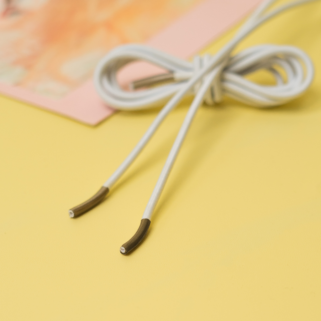 Tali Sepatu Bulat Putih Tali Sneaker Keren Terbaru Import TS-011