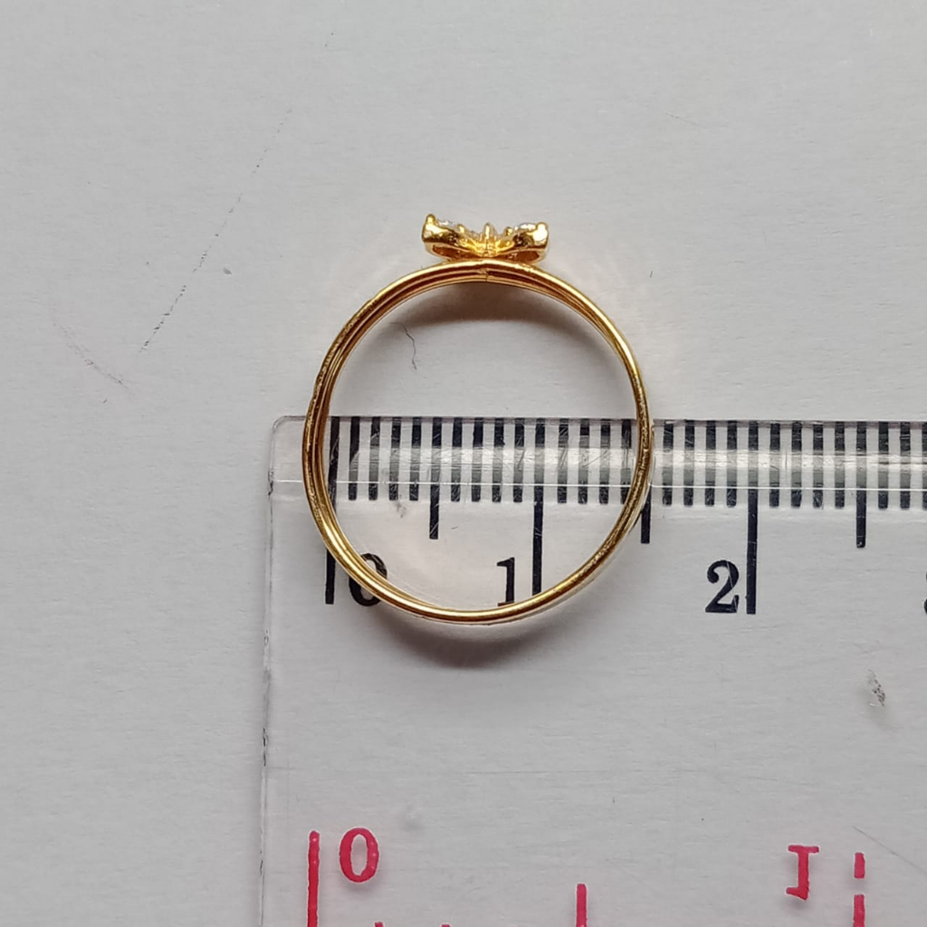 Cincin Emas 17K - 0.85 Gr Kadar 750 - 4767