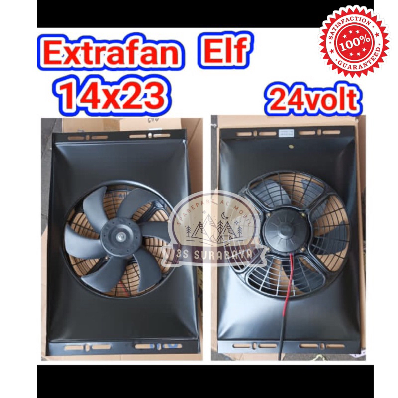 Extrafan Extra Fan Elf 14 23 Besi 24 Volt Ac Mobil