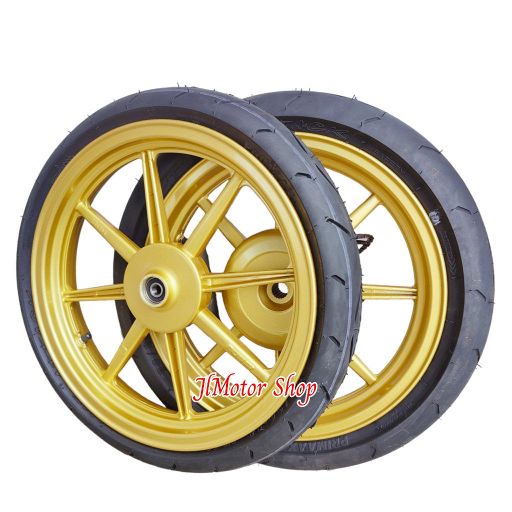 PELEK VELG RACING ROSSI MIO SOUL XRIDE OLD VARIO 110 125 150 BEAT GENIO SCOOPY SPACY BAUT DISC 4 BISA UNTUK MIO J SOUL GT 115 FINO 115 MIO SPORTY MIO M3 SOUL NUOVO XRIDE FREEGO MIO GEAR GANTI CAKRAM VROSSI VENOM COMET PLUS BAN