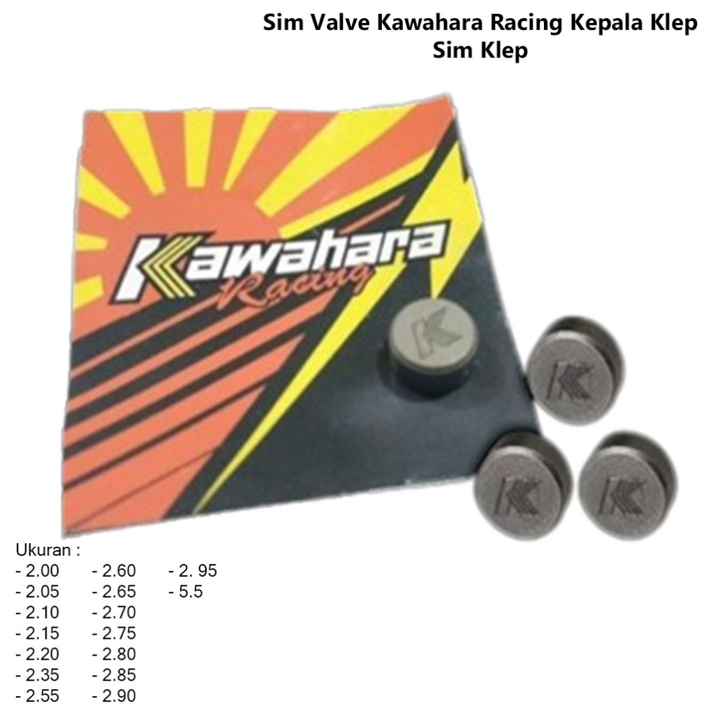 Sim Klep Kuku Klep Topi Klep KAWAHARA RACING