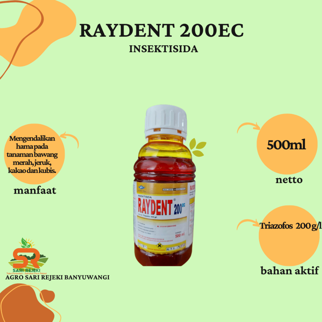 RAYDENT 200EC 500ML INSEKTISIDA
