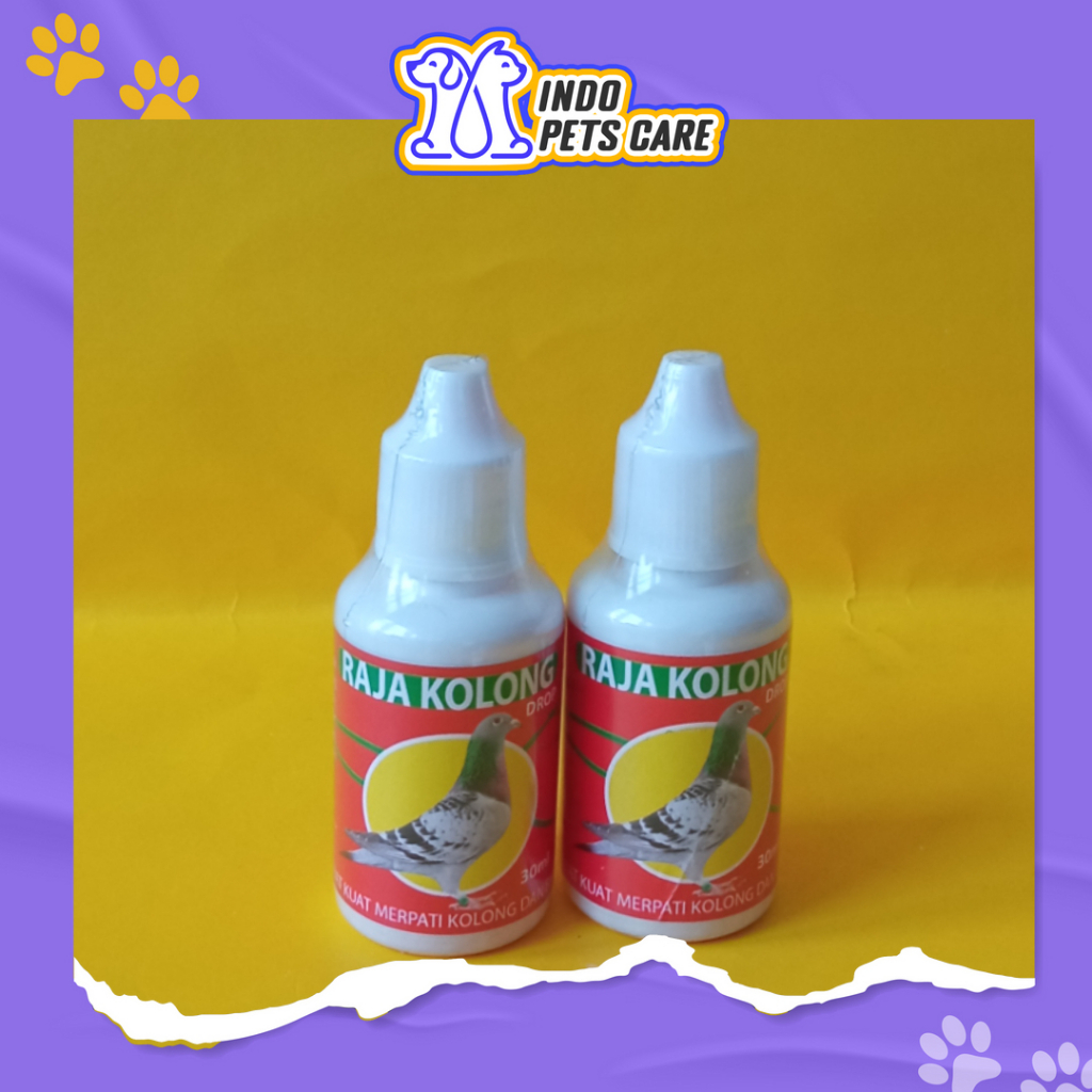 VITAMIN BURUNG MERPATI - RAJA KOLONG DROP 30 ML ORIGINAL - MULTIVITAMIN STAMINA BAGI JANTAN BETINA B