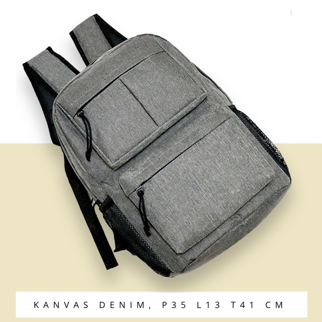 Tas Sekolah untuk Putra Remaja Fashion Ransel untuk Backpack Anak laki laki motif doodle murah COD