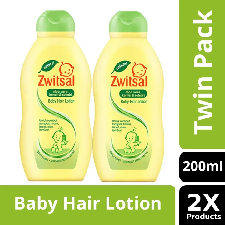 ZWITSAL BABY HAIR LOTION (BUNDLE ISI 2X200 ML)