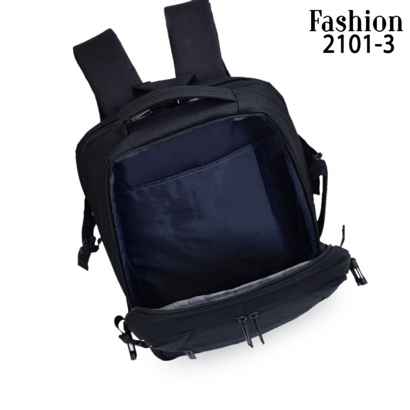 Tas Ransel Pria 2101-3 (Bahan C) Kanvas ( Polyester Ant Knitted Fabric )