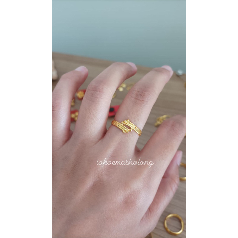 Acc Cincin Emas Kipas 2 gr Emas 24K