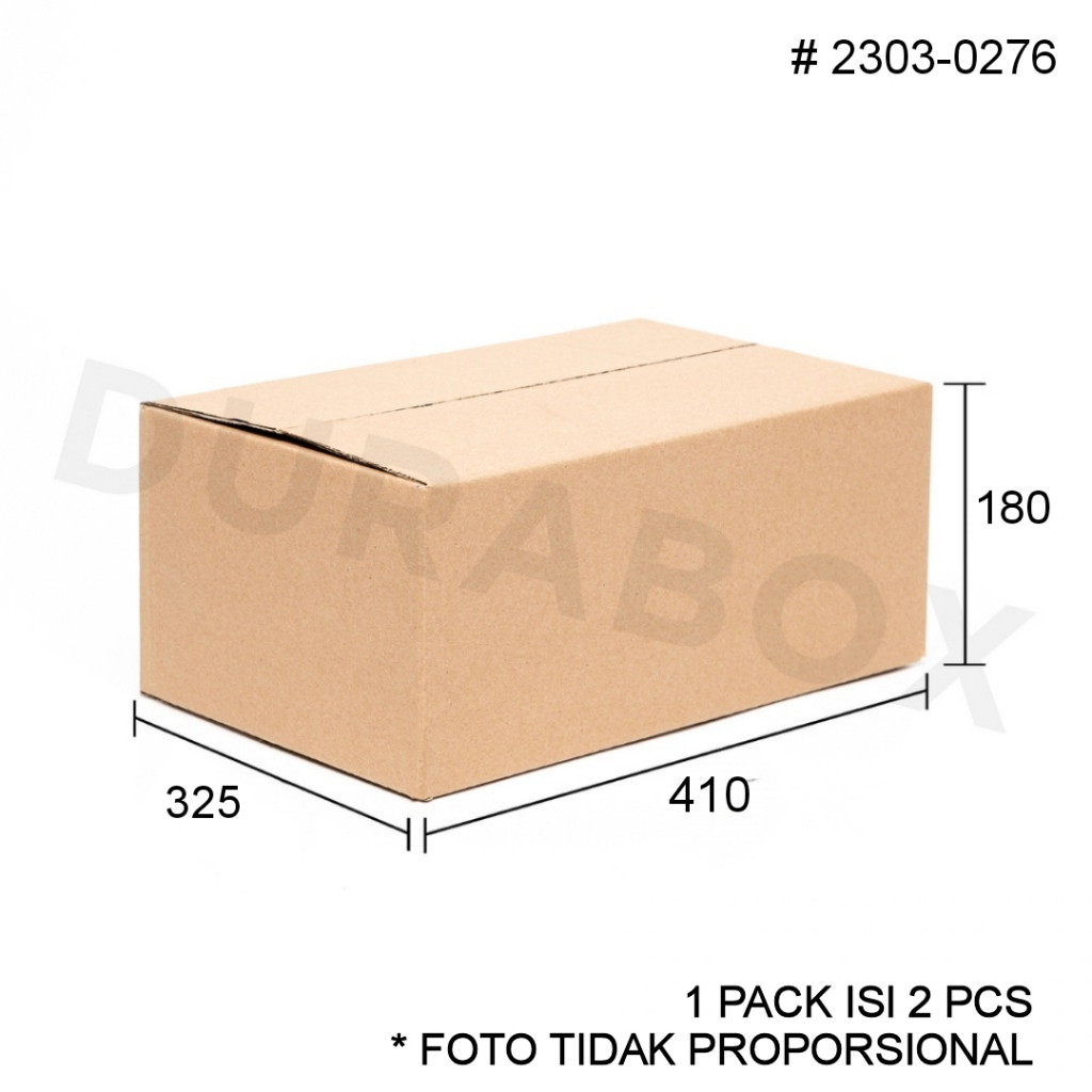 

41 x 32.5 x 18 cm A1 | KARDUS / KARTON BOX CORRUGATED - KEMASAN / PACKAGING / PACKING MAKANAN | #2303-276