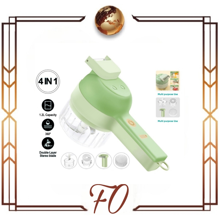 (FO) Food Chopper Electrik 4 in 1 Alat Pemotong Sayuran / Bawang putih /blender cabe