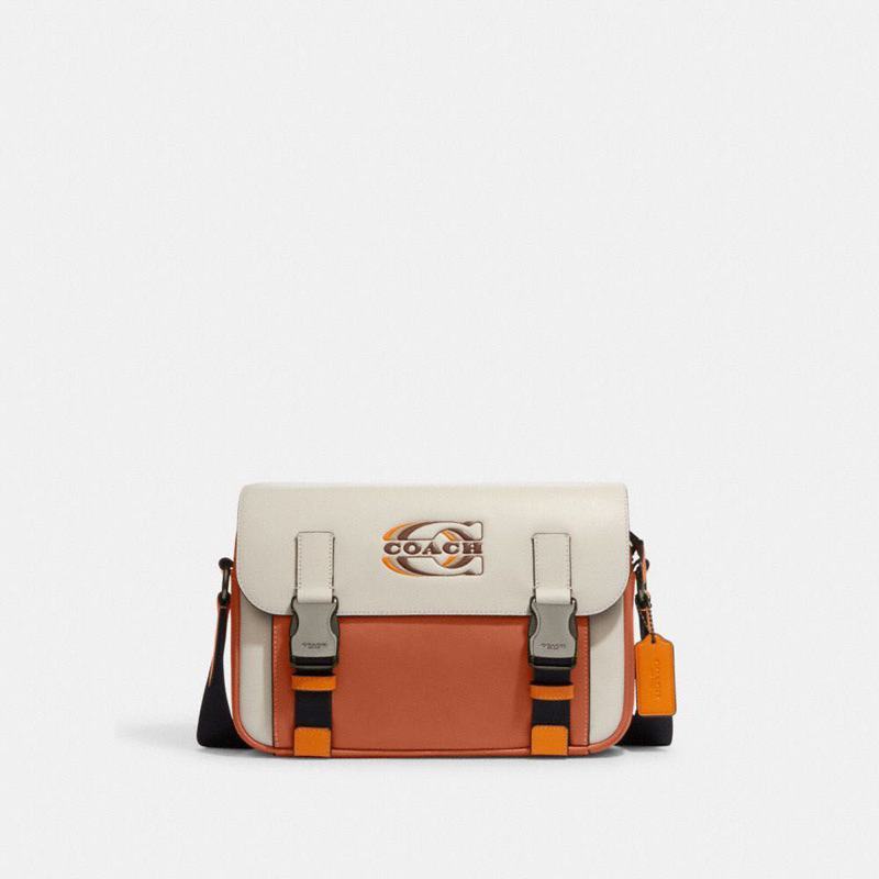 Coach Track Crossbody In Colorblock With Coach (CE 550)