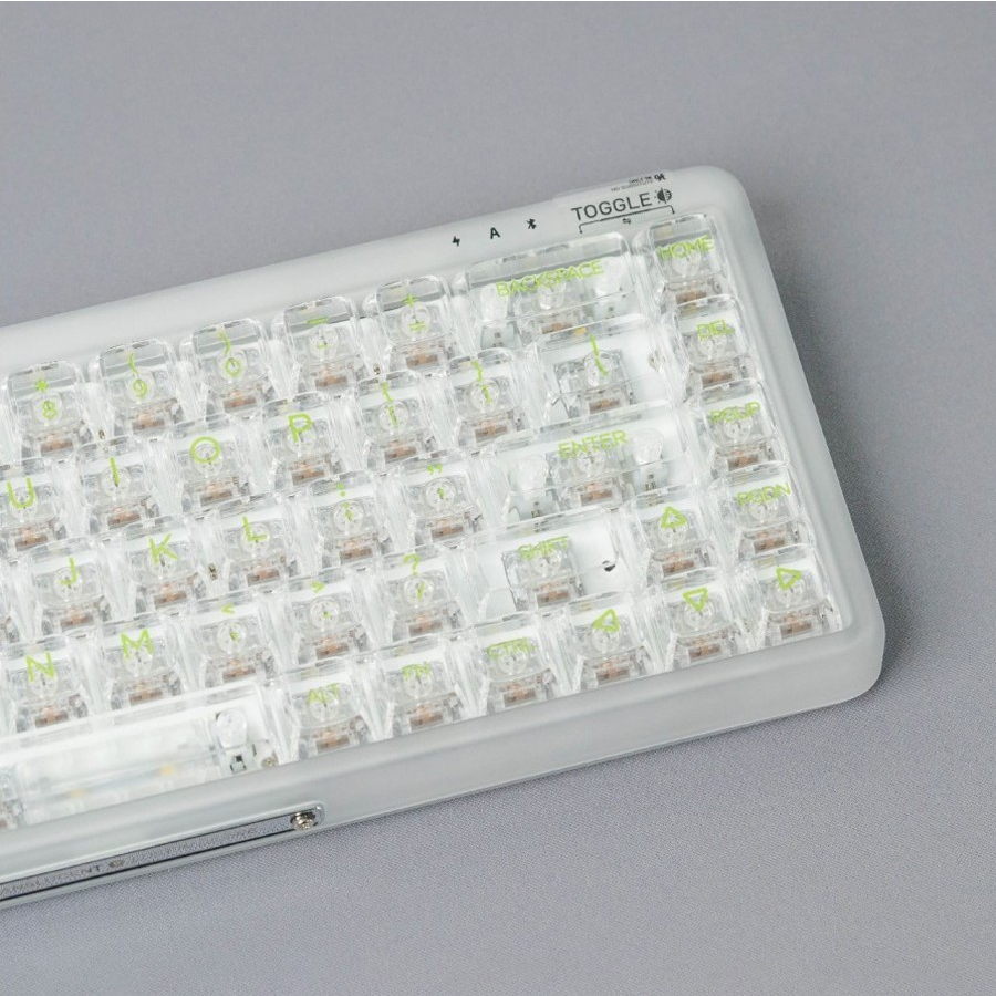Keycaps Lime Clear Dye-sub 131 Set CBSA Profile