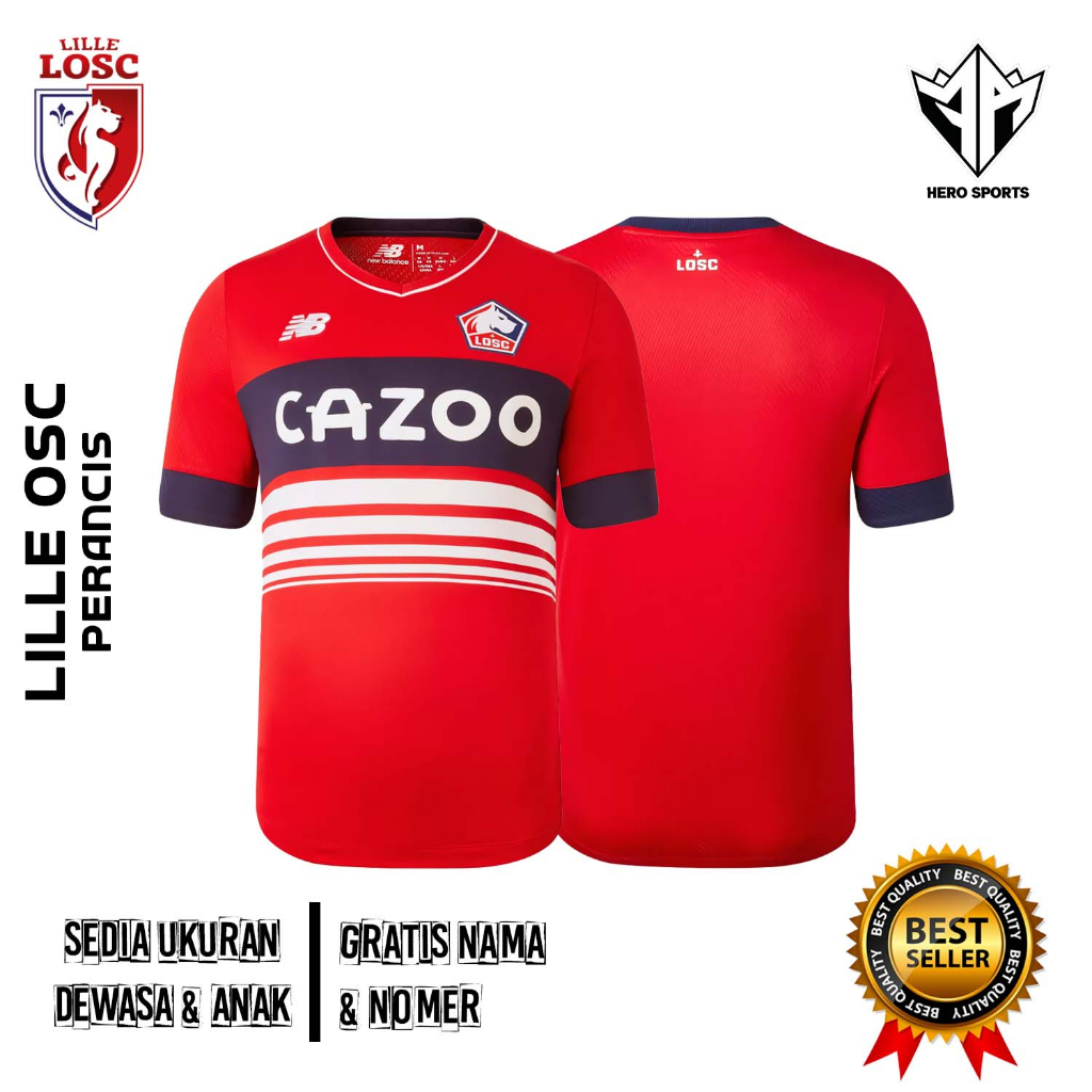 Jersey Lille OSC 2022/23 Full Printing