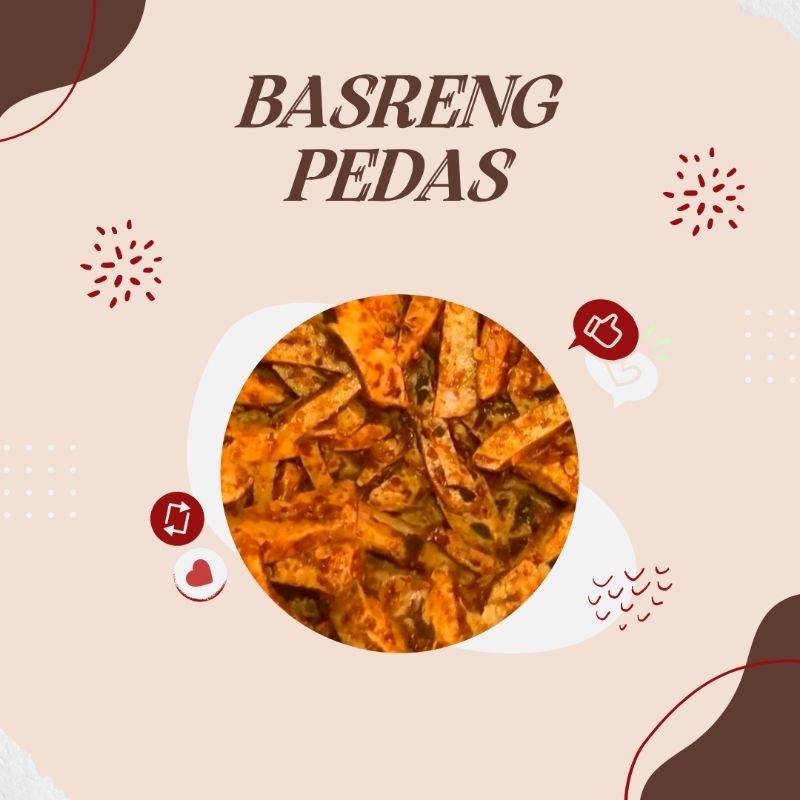 

BASRENG Pedas Gurih Enak Lezat Cemilan Snack Jajanan Murah
