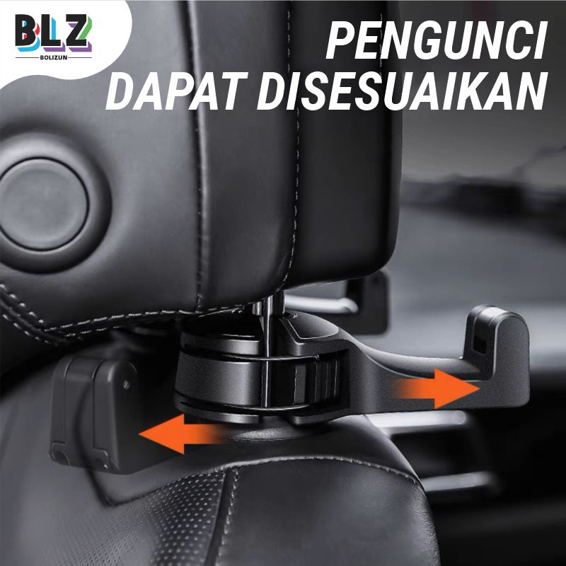 Bolizun CS-G02 CAR HOLDER HP 2IN1 DI MOBIL CAR HOOK MOBILE PHONE HOLDER