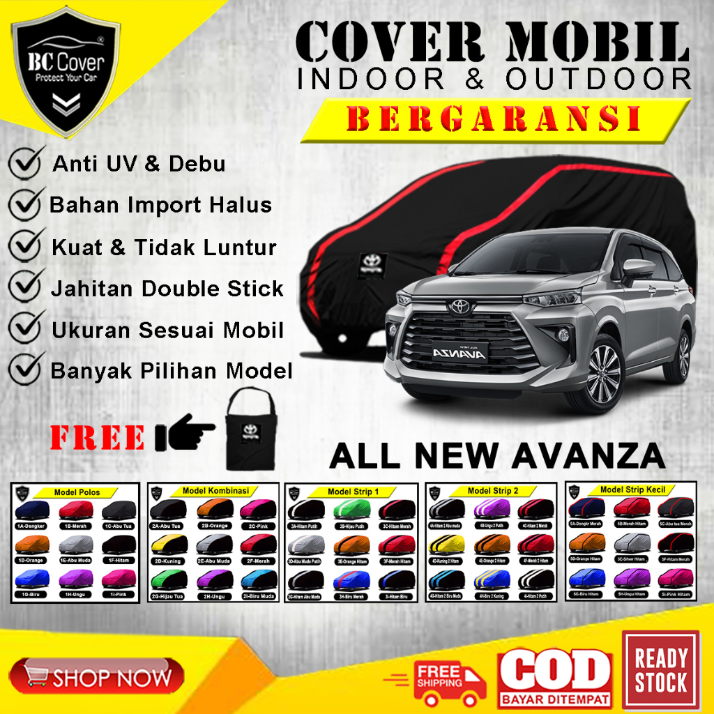 Body Cover Sarung Mobil All New Avanza Veloz 2022 2023 Selimut Penutup Toyota Avanza Mantel Outdoor