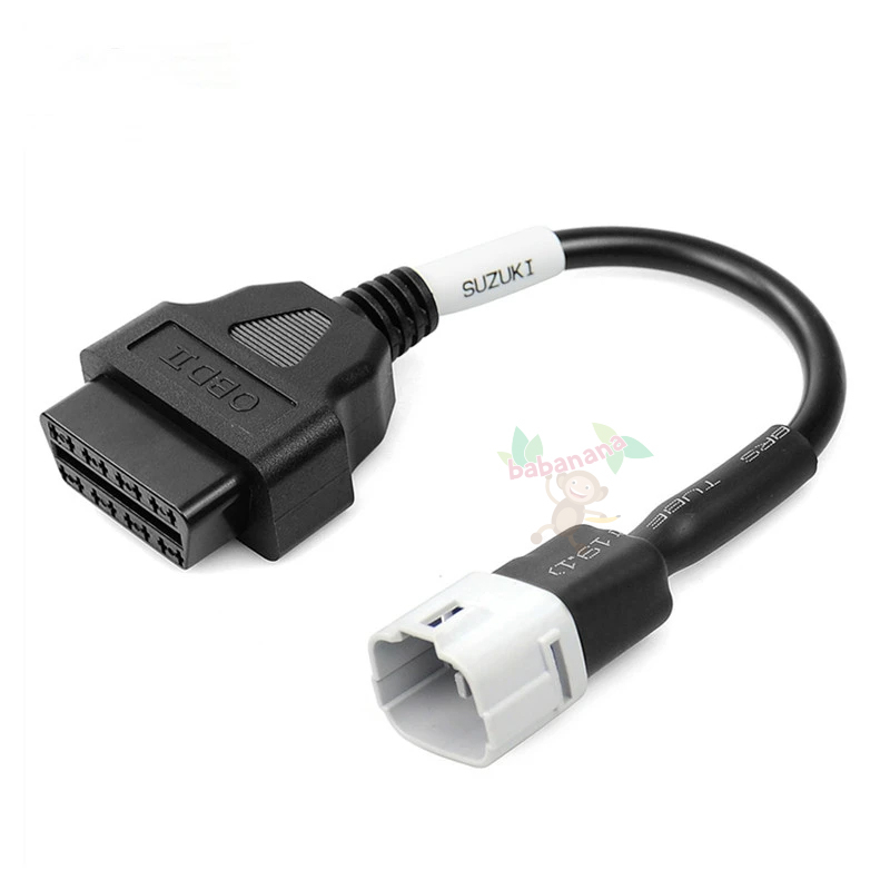 Kabel OBD1 Suzuki 6 Pin ke OBD2 16 Pin to OBDII OBD 2 OBD II 16 PIN 16pin Diagnostic Debug Error