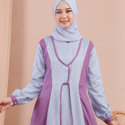 Gamis Silmy ori syar'i syari model yang sangat cocok untuk lebaran 2023, warna sangat menarik, favor