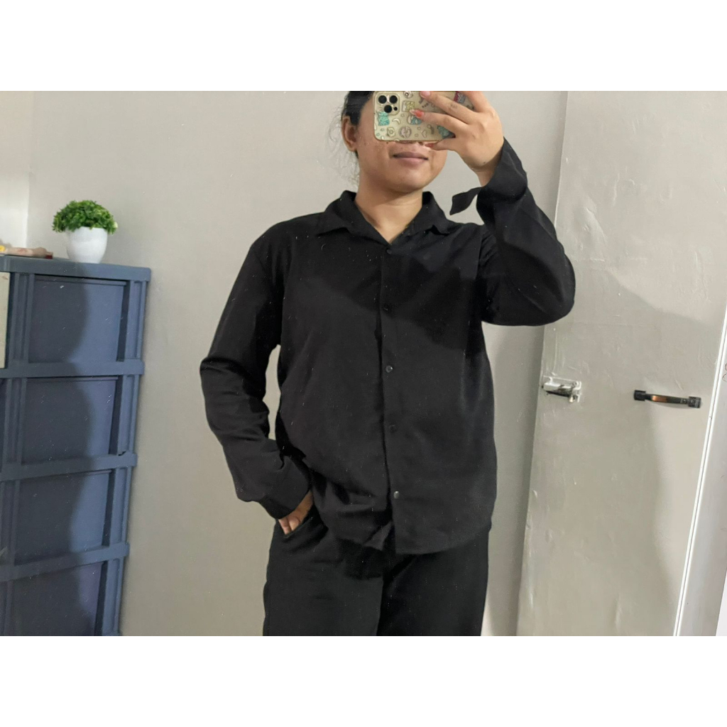 Kemeja Polos Moscrepe Atasan Wanita Terbaru