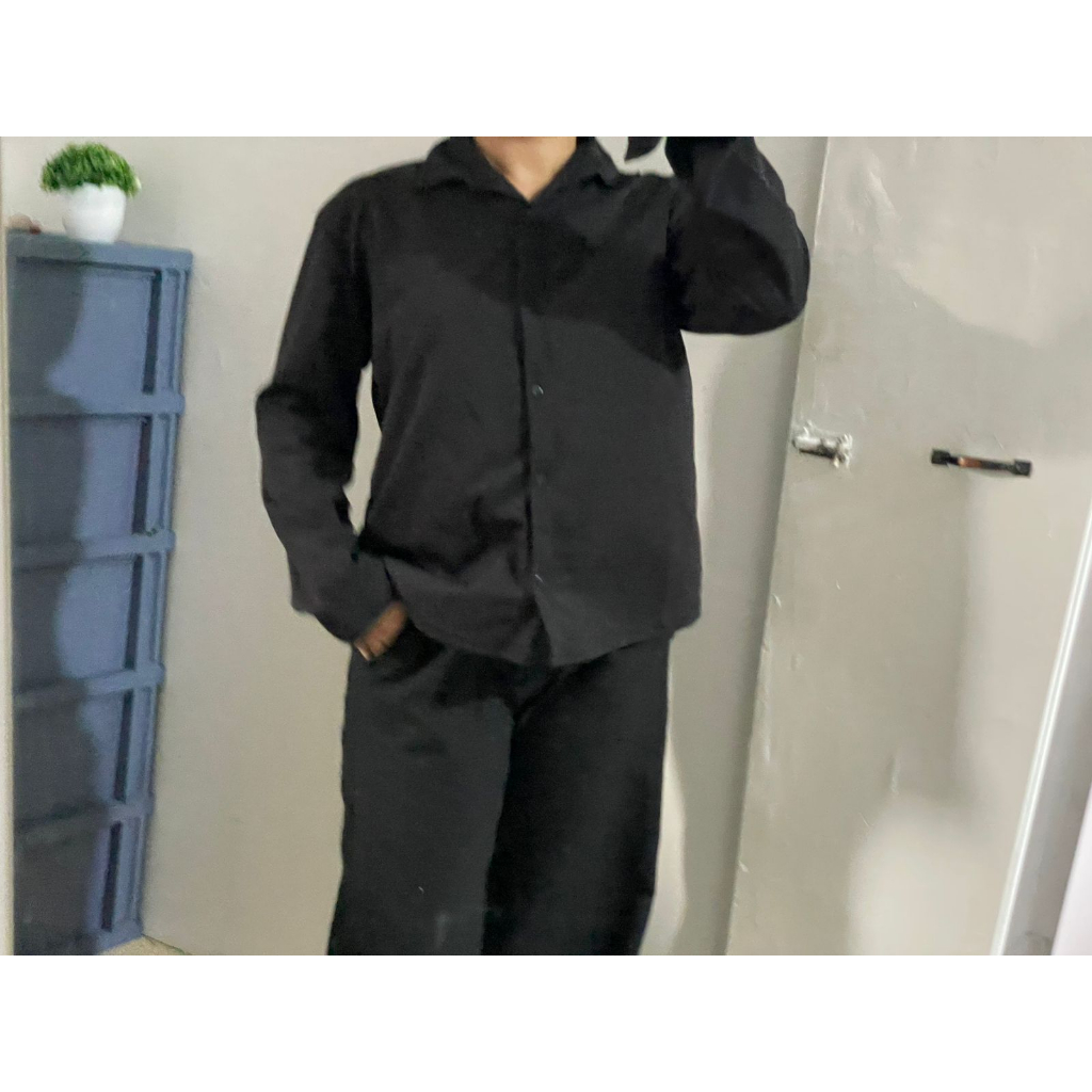 Kemeja Polos Moscrepe Atasan Wanita Terbaru