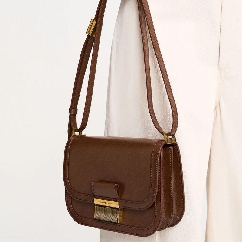 12.12 SALE | CK Charlot Bag / CK Metallic Push-Lock Crossbody Bag