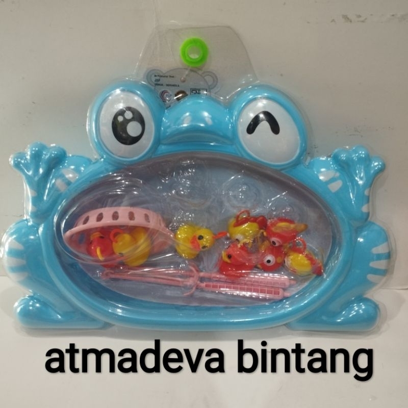 Mainan Pancingan Ikan Bebek Set Kolam Lucu /Fishing Set Duck /Mainan Keluarga  Edukasi Seru