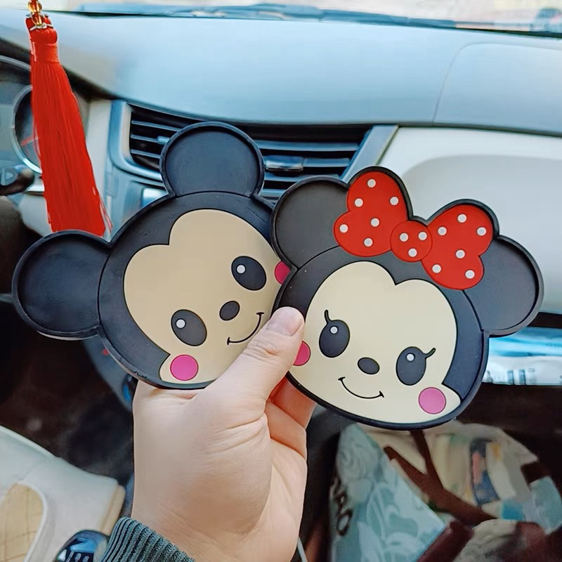 anti selip mobil mickey minnie tsum mickey minnie alas mobil Anti Non Slip Alas Tatakan Dashboard Dash Mat Mobil Mickey Minnie Kepala