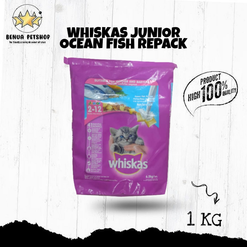 Makanan Kucing kering WHISKAS 1kg All Varian