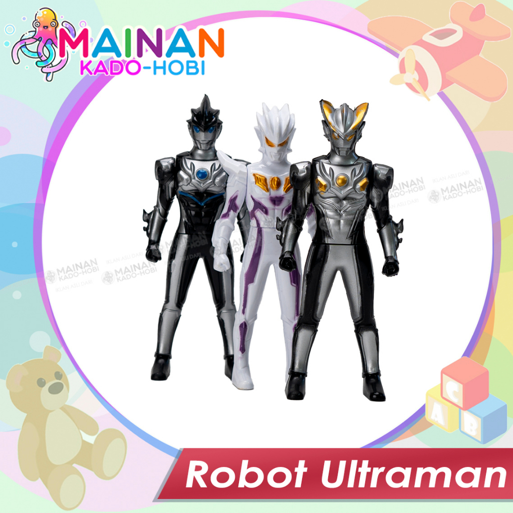 KADO MAINAN ANAK LAKI MINIATUR SUPERHERO ACTION FIGUR ROBOT ULTRAMEN