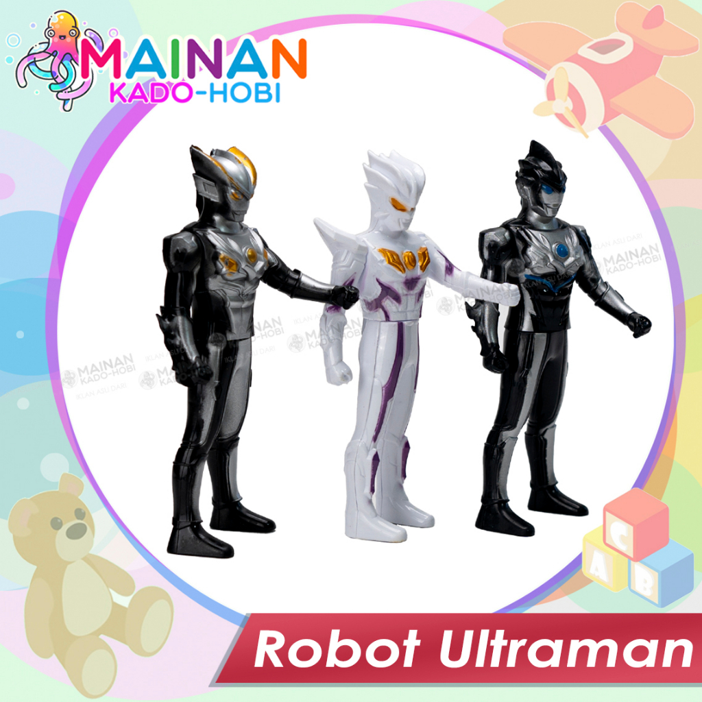 KADO MAINAN ANAK LAKI MINIATUR SUPERHERO ACTION FIGUR ROBOT ULTRAMEN