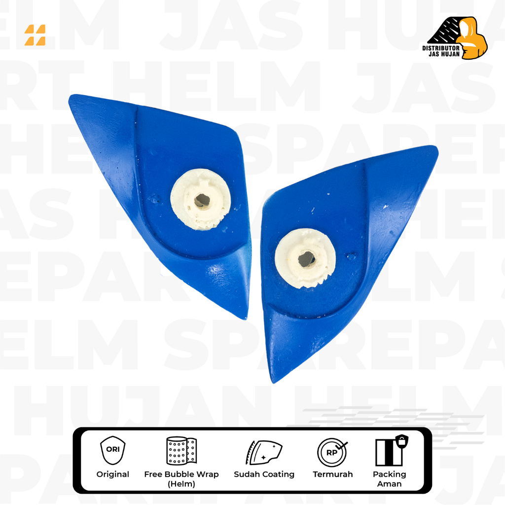 Side Cover Helm KYT 2 Vision Warna Warni