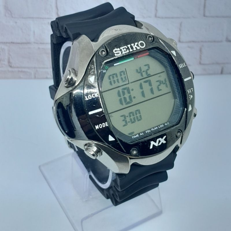 Jam tangan pria Seiko NX Marine master diving computer