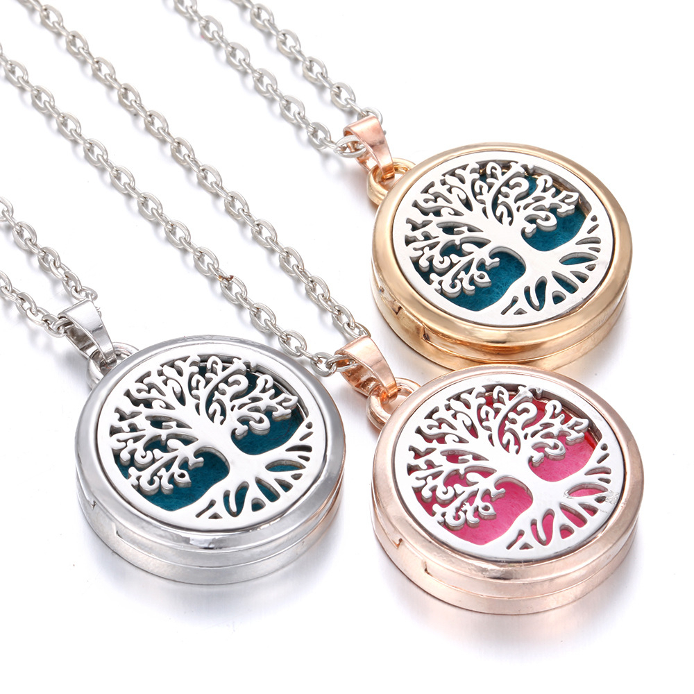 kalung diffuser tree of life essential oil/aromaterapi