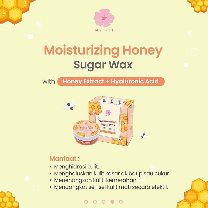 MIRAEL Sugar Waxing Kit Sugar Wax Hair Removal Penghilang Pencukur cukur cabut Bulu Rambut Ketiak