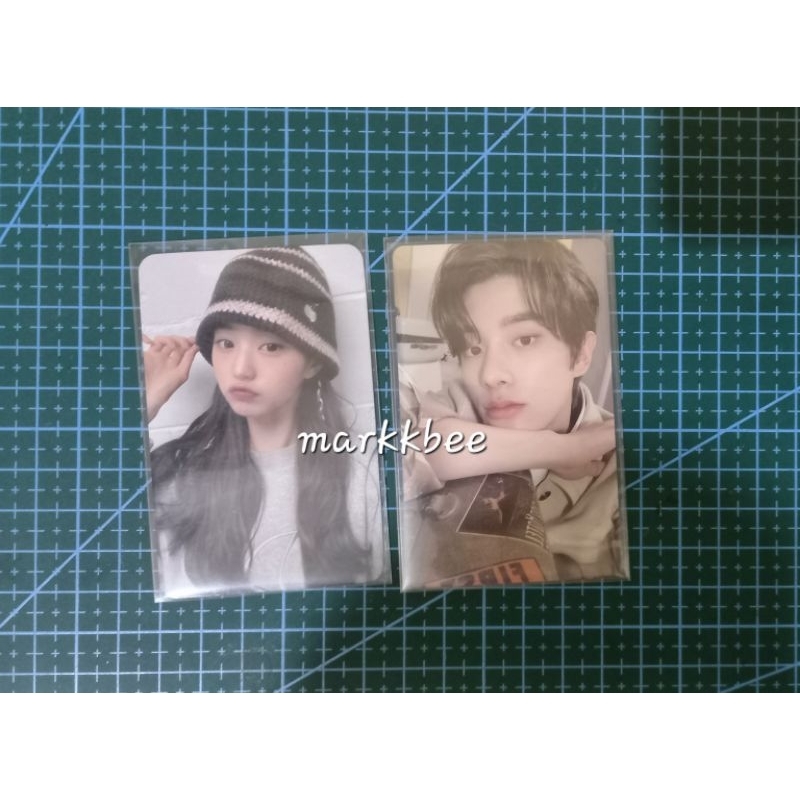 [take all only] wonyoung wony kirsh beanie photocard pc
