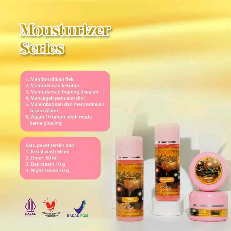 Mutiara skincare glow(pink)
