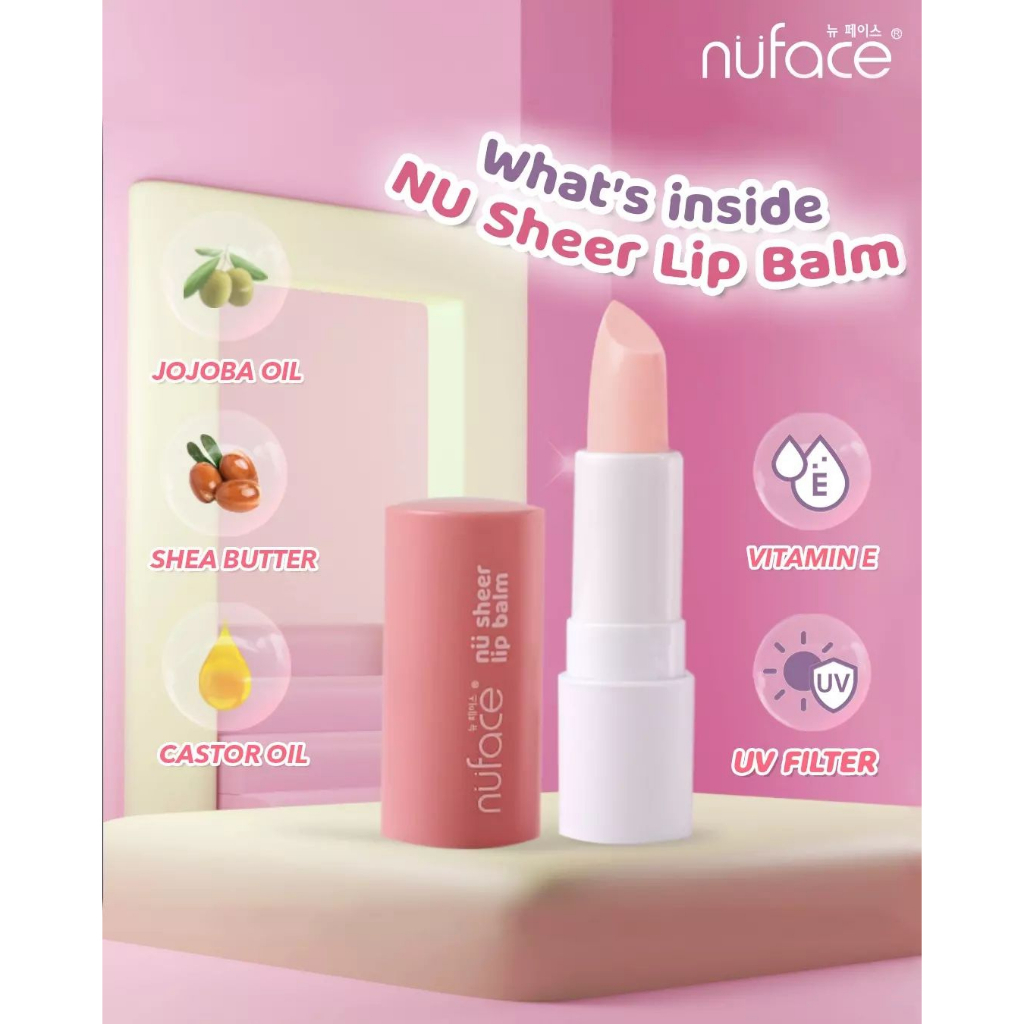 ⭐BAGUS⭐ NUFACE Sheer Lip Balm