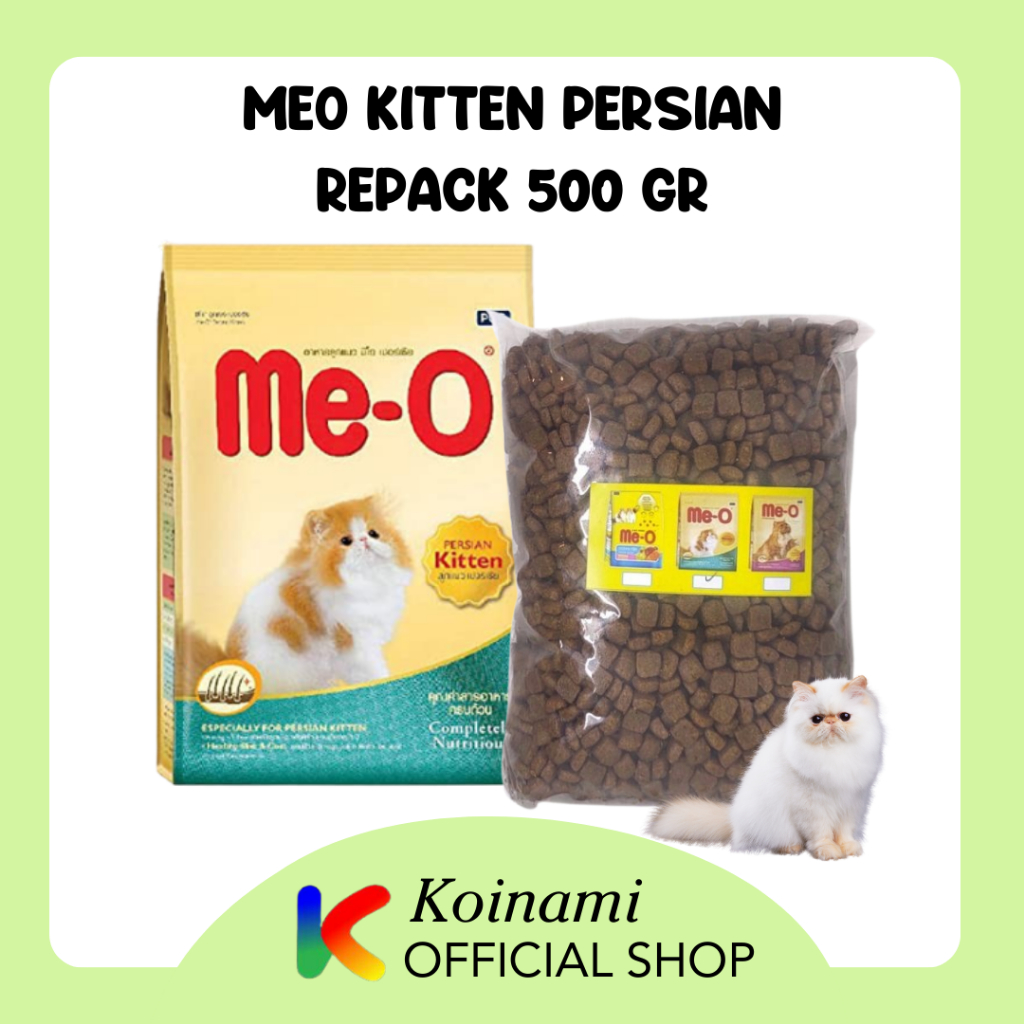 Meo Kitten Persian 500 gr REPACK / Makanan Kucing / Makanan Anak Kucing / Makanan Kucing Persia
